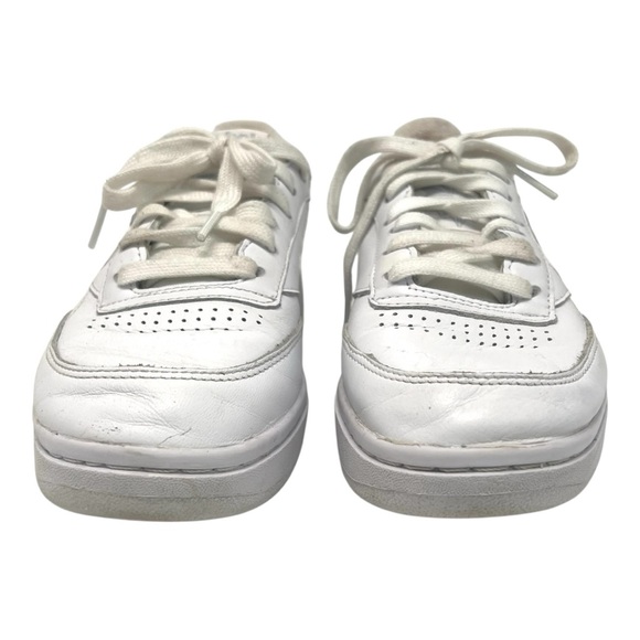 Reebok Women’s Club C White Leather Double Classic Platform Tennis Shoes 7.5 - Picture 4 of 15
